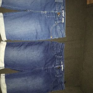 Two skinny long shorts